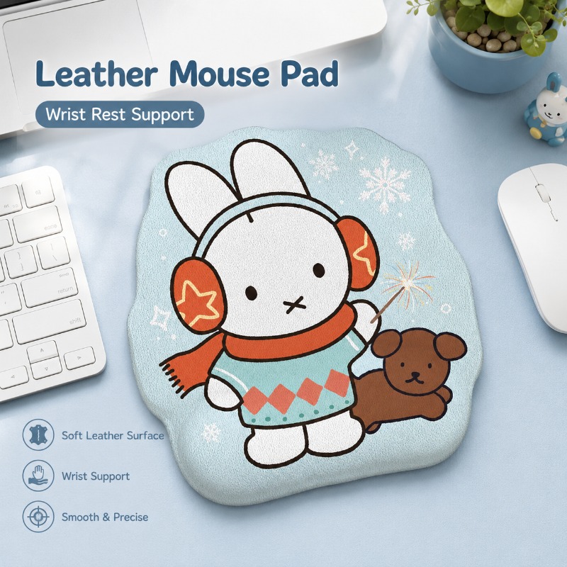 Laptop Office Accessories - Alas Mouse Kulit Anime Miffy dengan