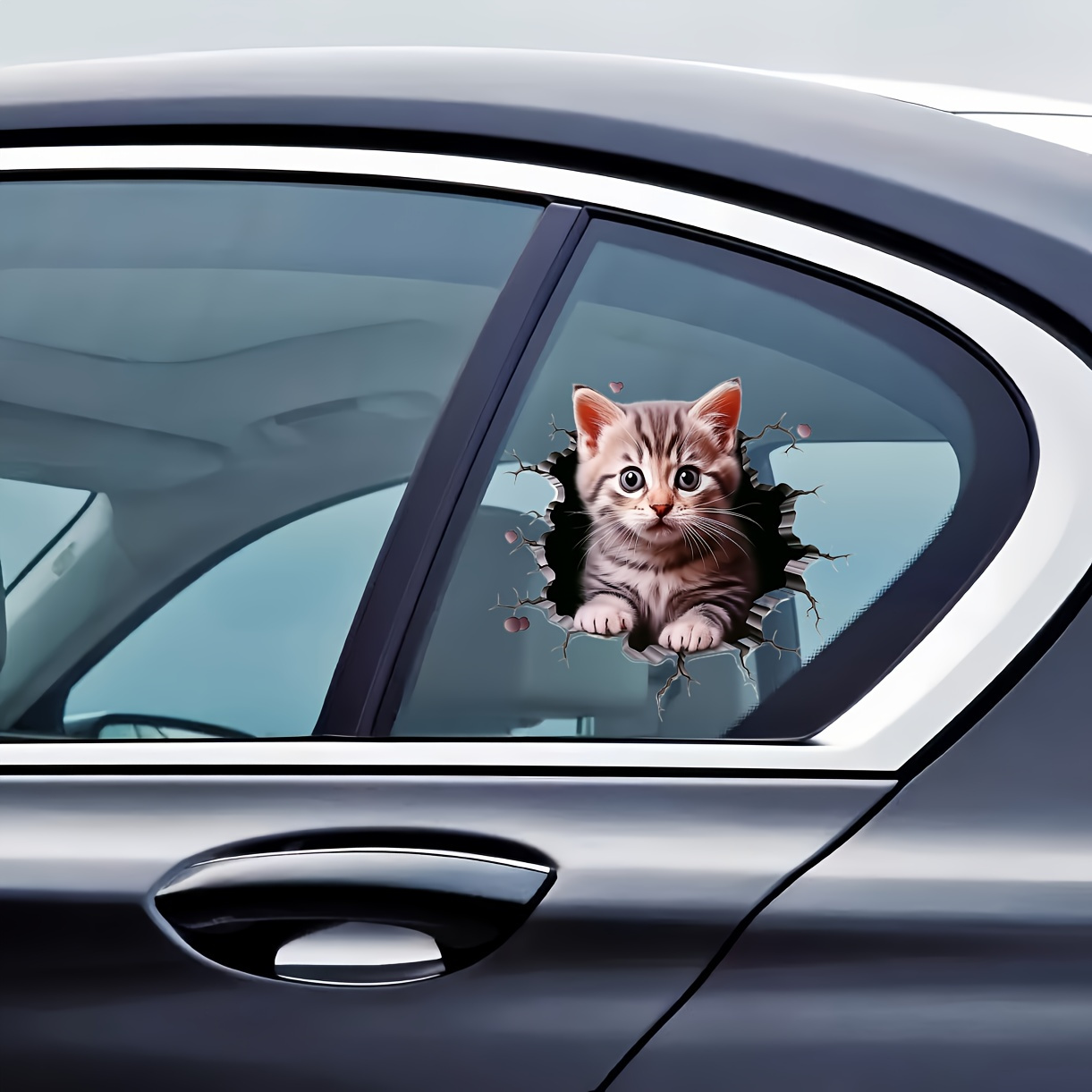 Stiker mobil pola kucing poliv - Laptop Accessories All ulasan dan harga