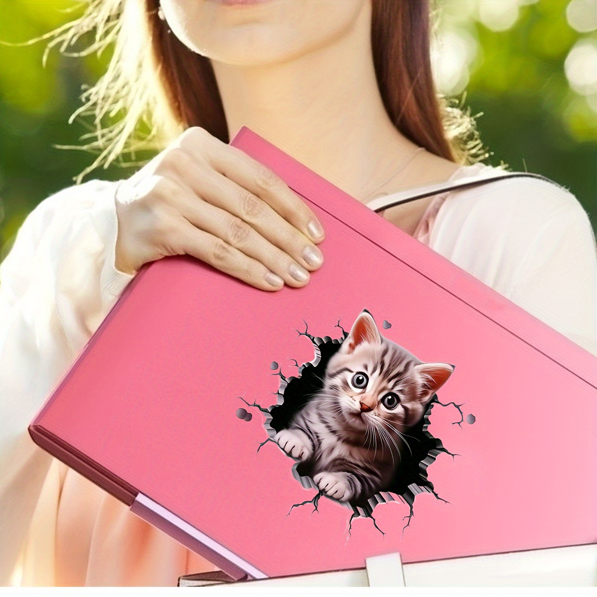Stiker mobil pola kucing poliv - Laptop Accessories All ulasan dan harga