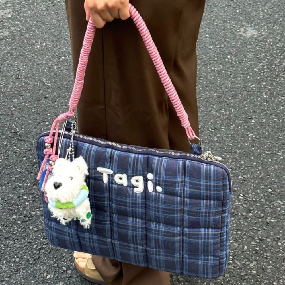 Tas Laptop Grid Lucu 14in Tas  - Laptop Accessories Pouch ulasan dan harga