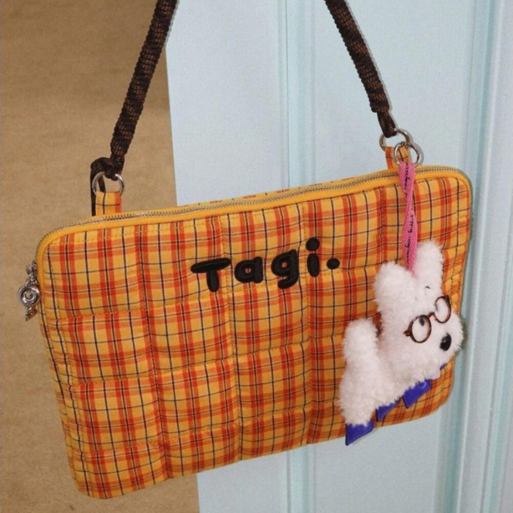 Tas Laptop Grid Lucu 14in Tas  - Laptop Accessories Pouch ulasan dan harga