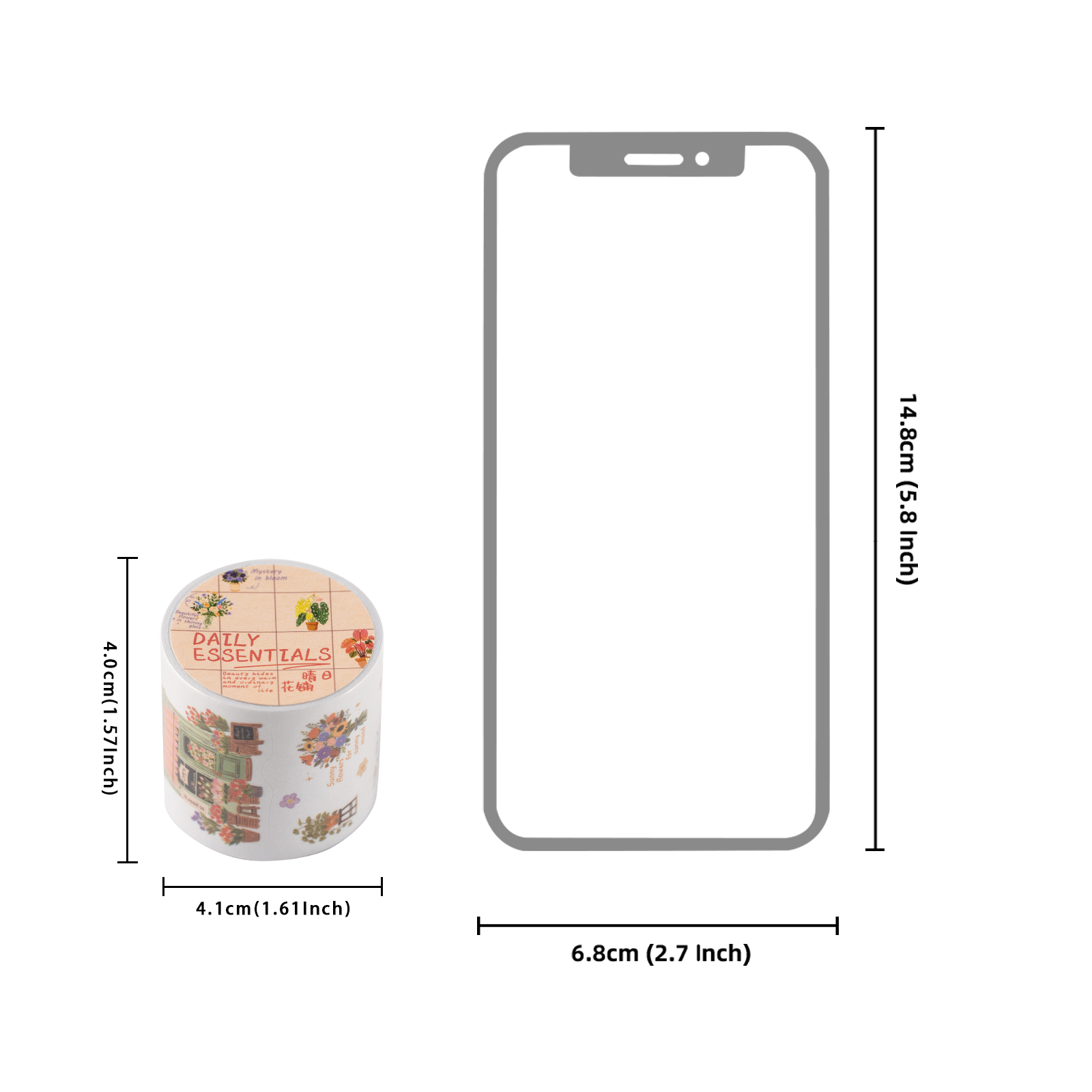Etori Life 40*2m Selotip Washi - Laptop Accessories Shop ulasan dan harga