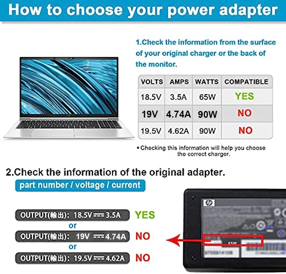18.5V 3.5A Laptop Ac Adapter C - Laptop Accessories Shop ulasan dan harga