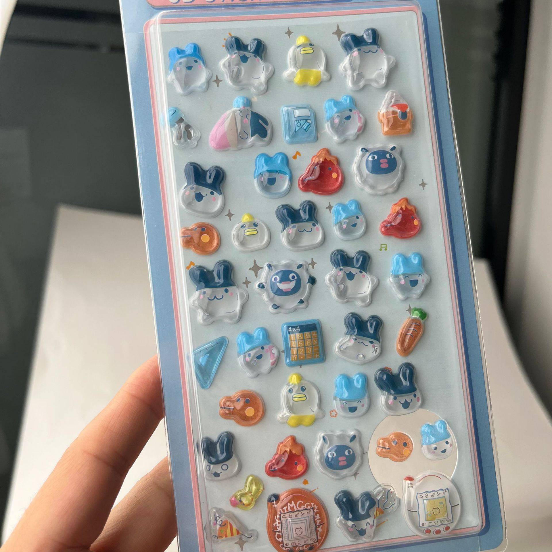 Stiker 3D Tamagotchi Lucu Retr - Laptop Accessories All ulasan dan harga