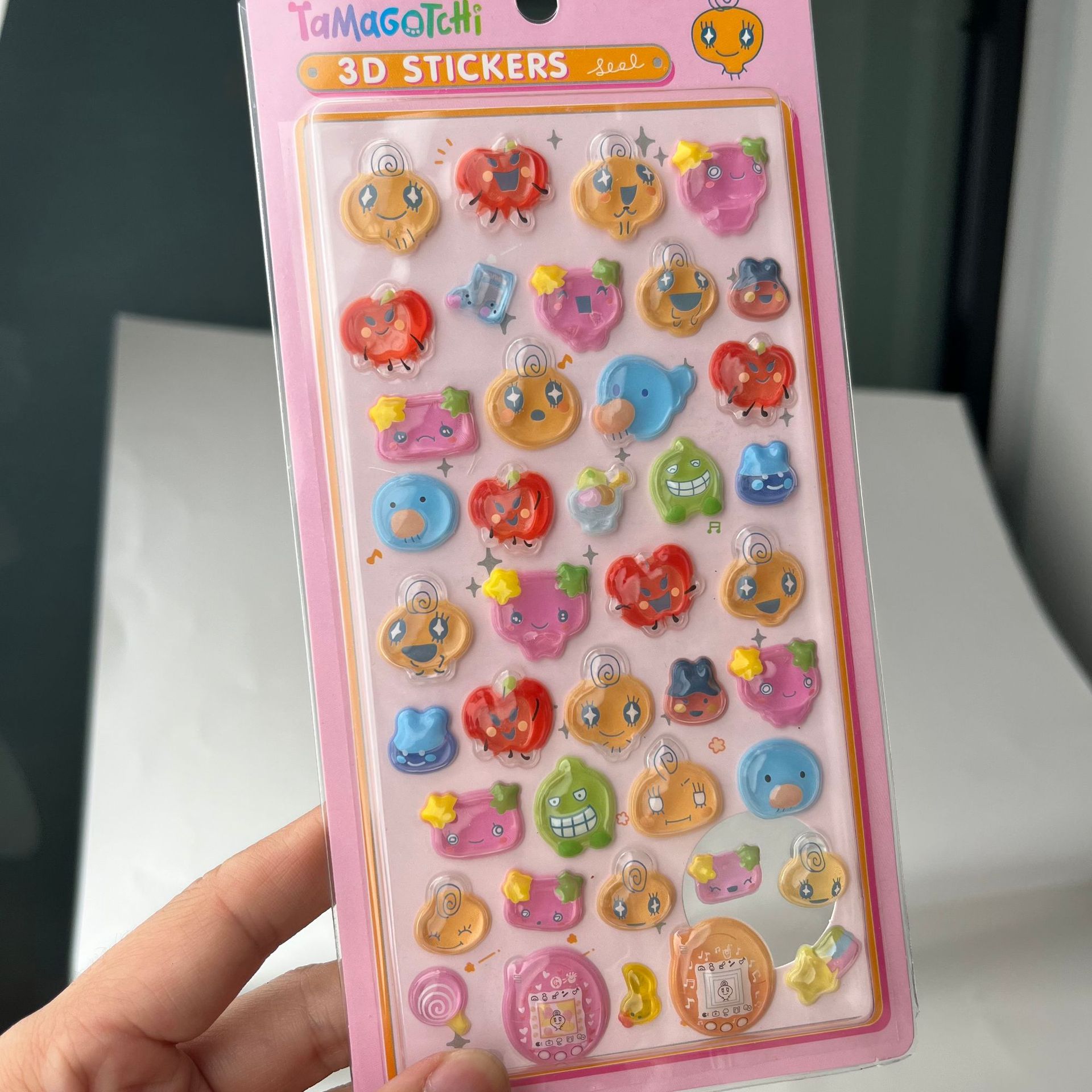 Stiker 3D Tamagotchi Lucu Retr - Laptop Accessories All ulasan dan harga