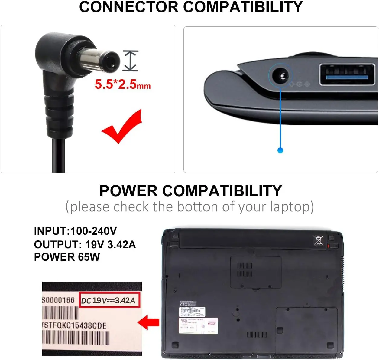 Pengisi daya adaptor Laptop Ac - Laptop Accessories Shop ulasan dan harga